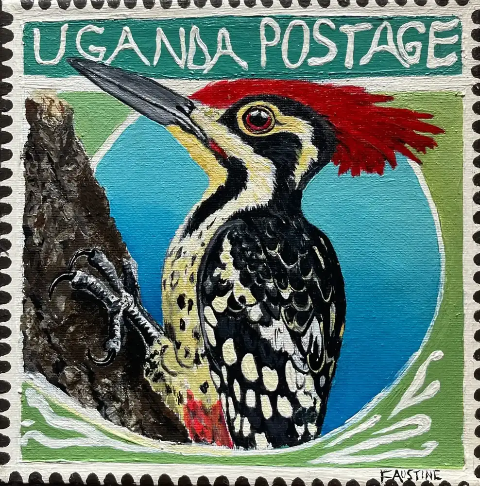 Nubian Woodpecker by Faustine