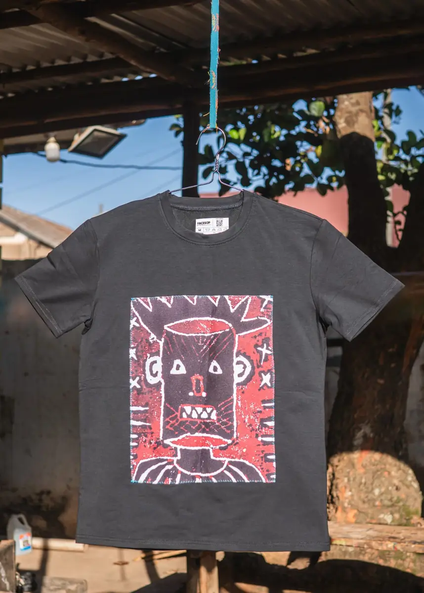 The Afro Face Tee by Ndagire