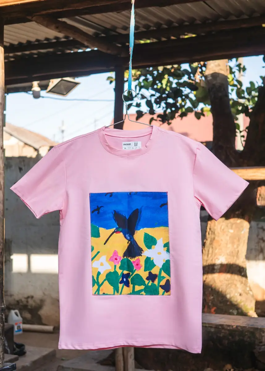 Bird in a Flower Garden Tee by Ashameza