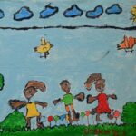 Children who are happy – by Tracy Urakaza (5 yrears)