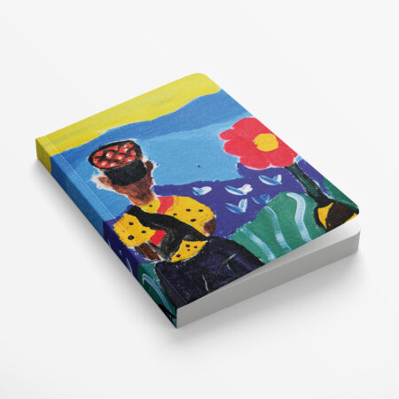 Girl with Flower Notebook